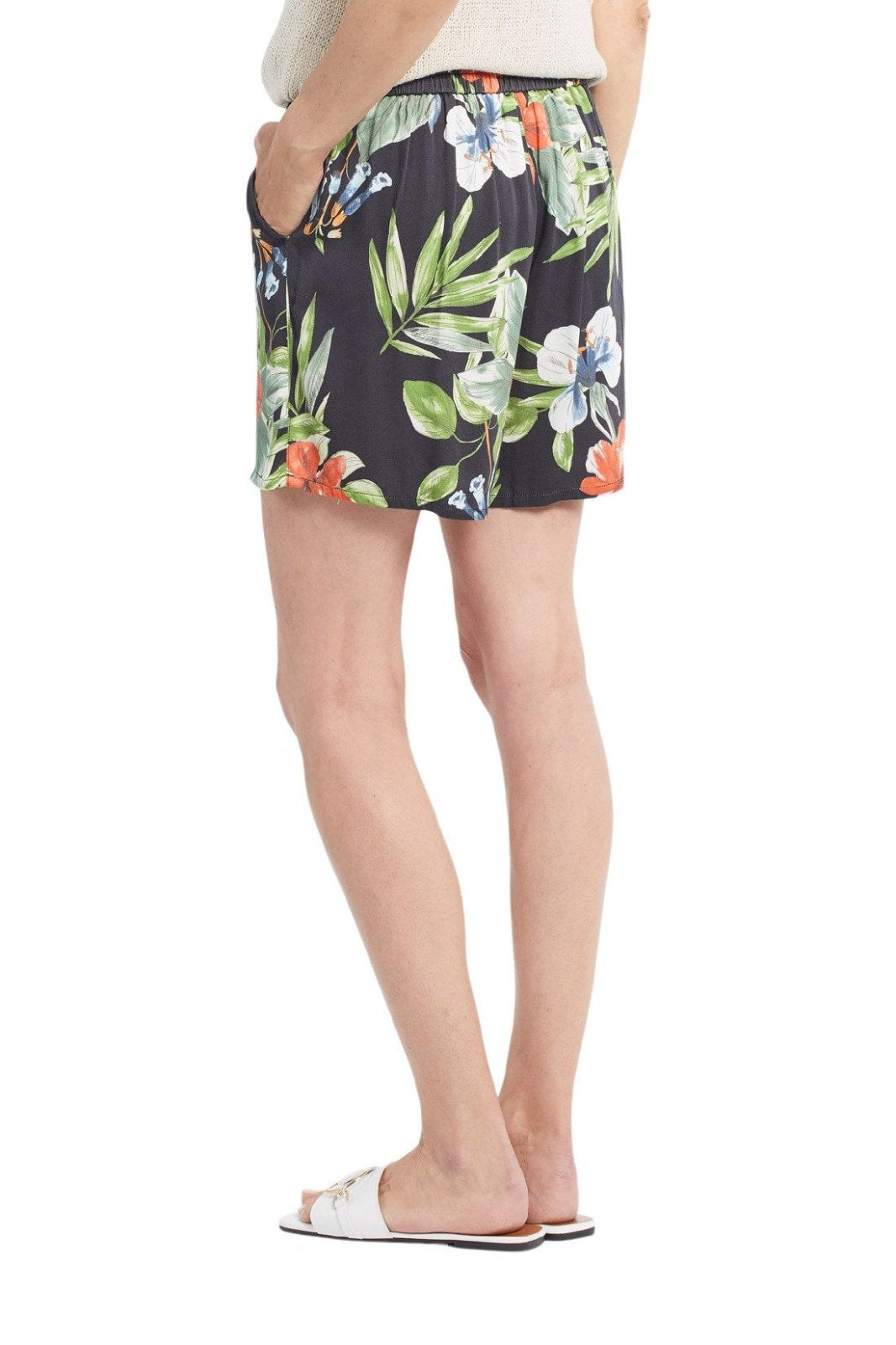 Tropical Pull On Short with Self Tie from Tribal