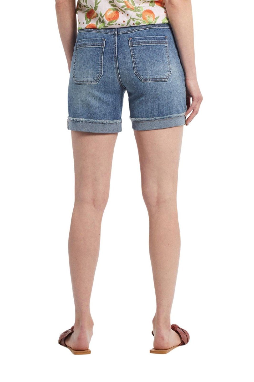 Audrey Patch Pocket Denim Short from Tribal - High Call Outfitters