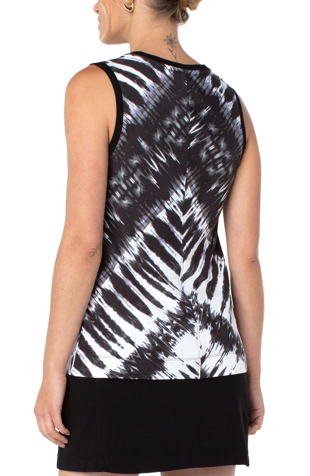 Sleeveless Knit Top with Miter Back from Liverpool