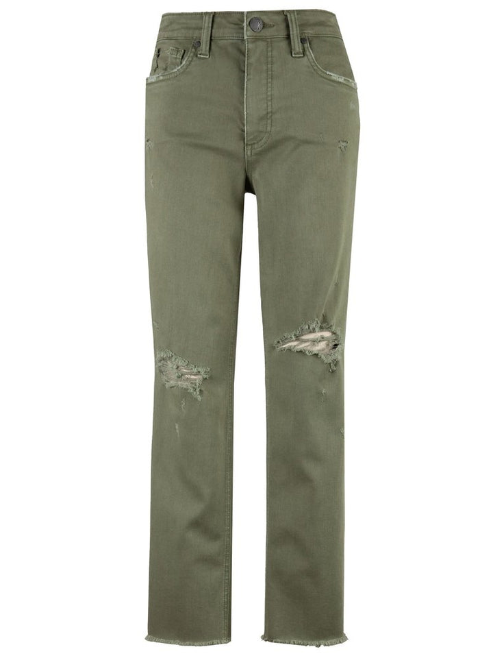 Rachael High Rise Tuscan Olive Denim from Kut from the Kloth