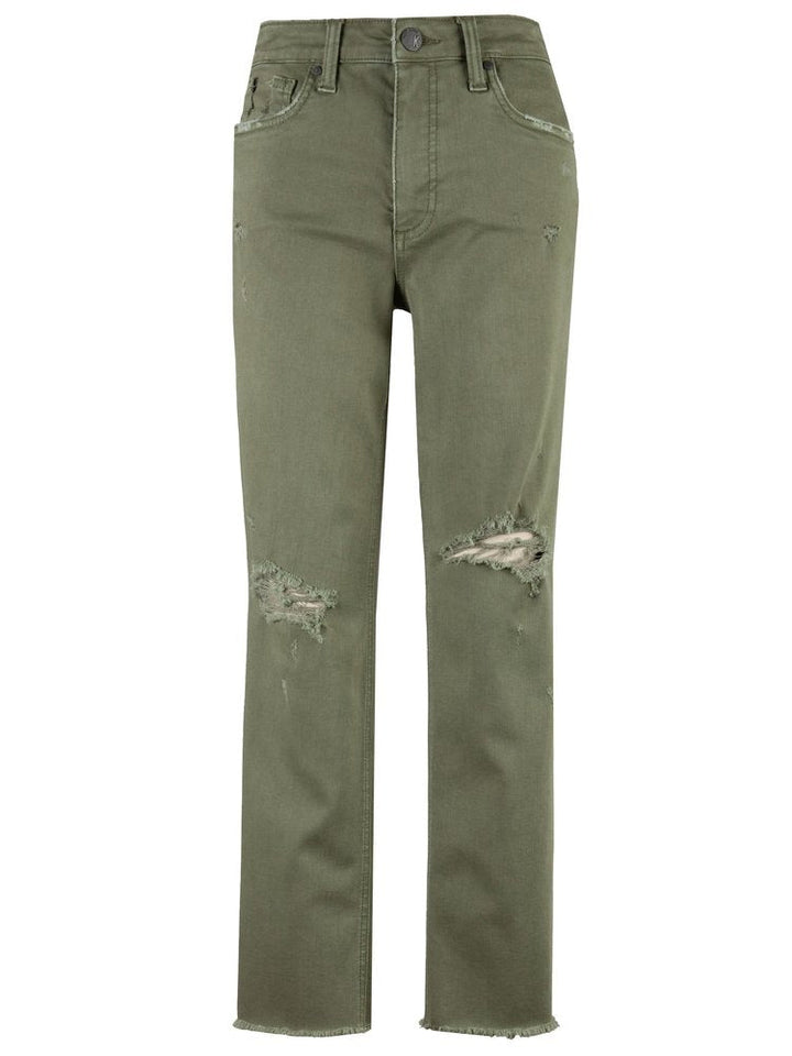 Rachael High Rise Tuscan Olive Denim from Kut from the Kloth - High Call Outfitters
