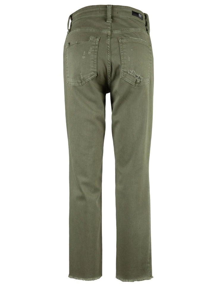 Rachael High Rise Tuscan Olive Denim from Kut from the Kloth