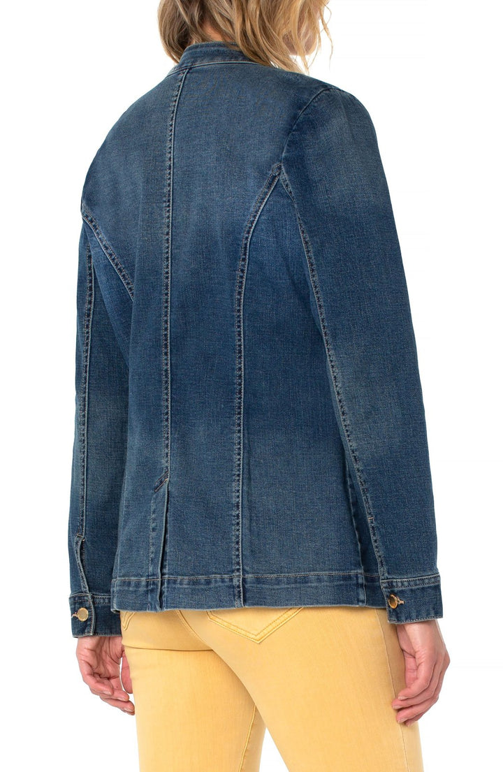 Seamed Jacket with Patch Pockets from Liverpool