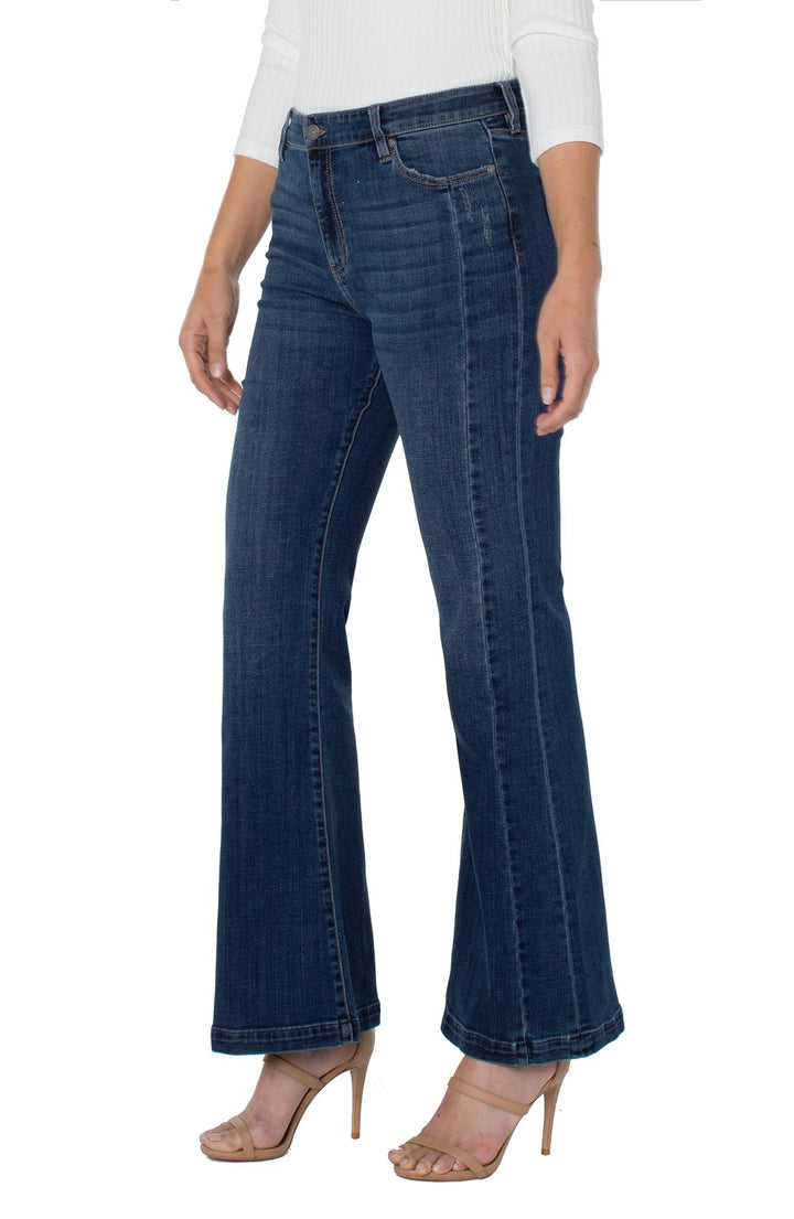Hannah Seamed Flare Denim from Liverpool