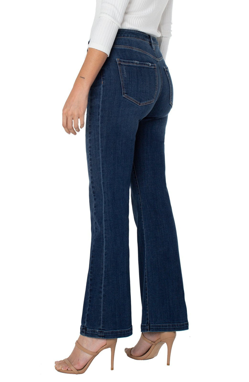 Hannah Seamed Flare Denim from Liverpool - High Call Outfitters