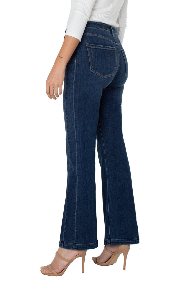 Hannah Seamed Flare Denim from Liverpool