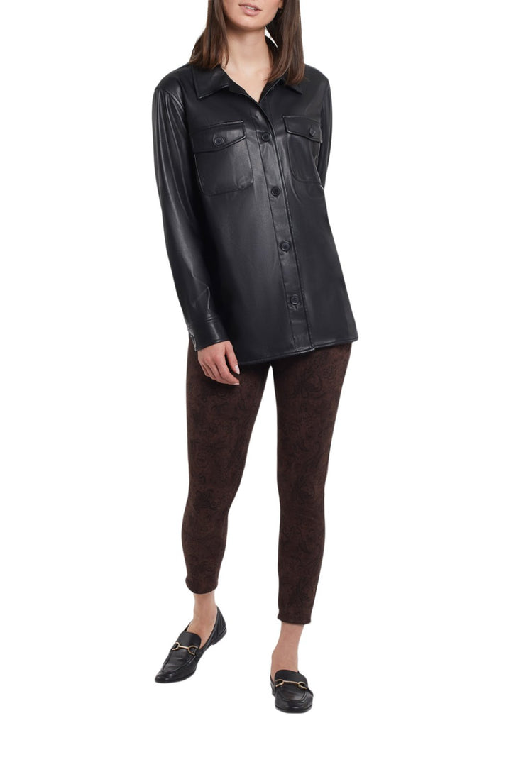 Pleather Shirt Jacket from Tribal