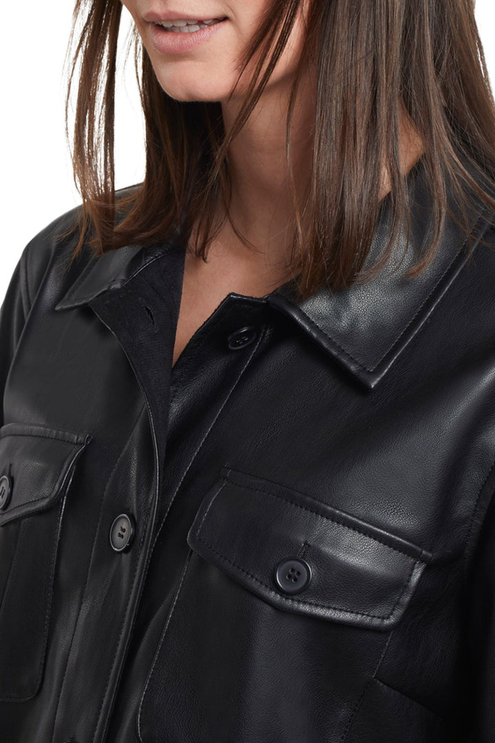 Pleather Shirt Jacket from Tribal