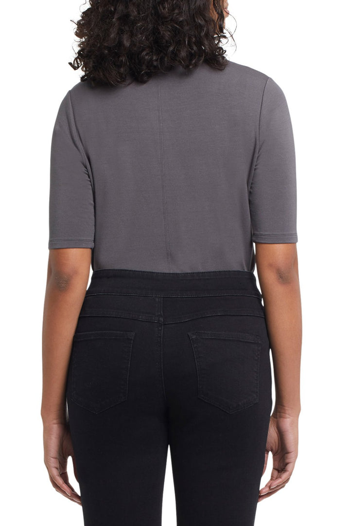 Mock Neck Elbow Sleeve Top from Tribal