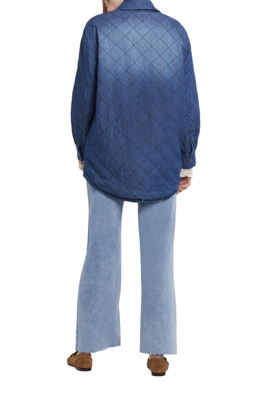 Quilted Denim Shacket from Tribal - High Call Outfitters