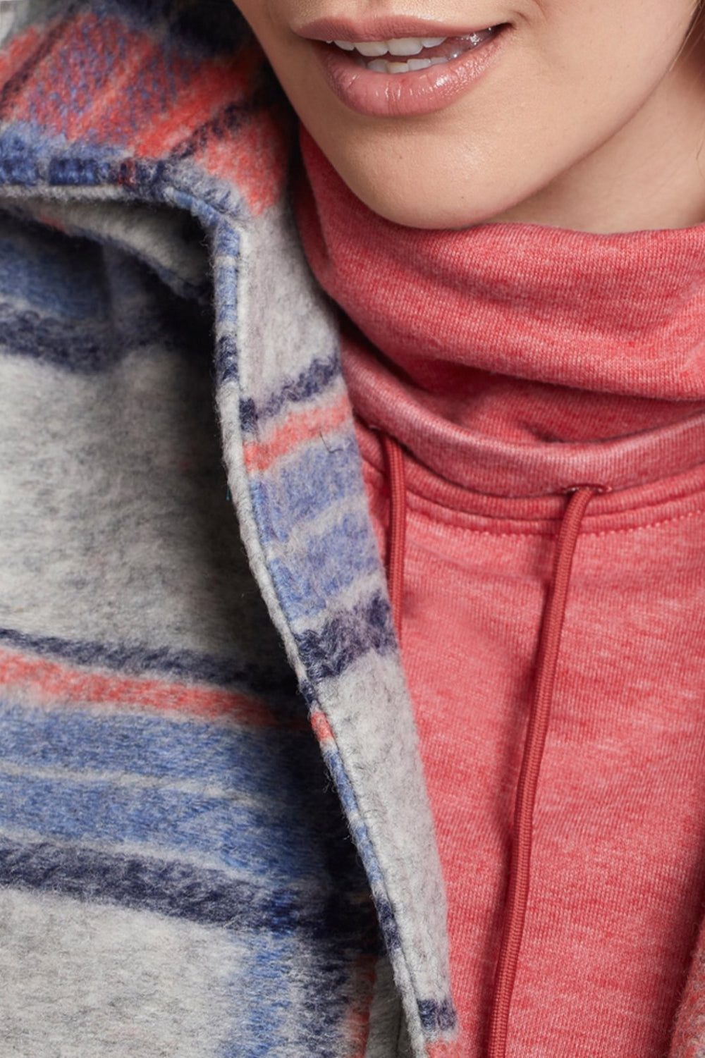 Plaid Shacket with Removable Hood from Tribal - High Call Outfitters