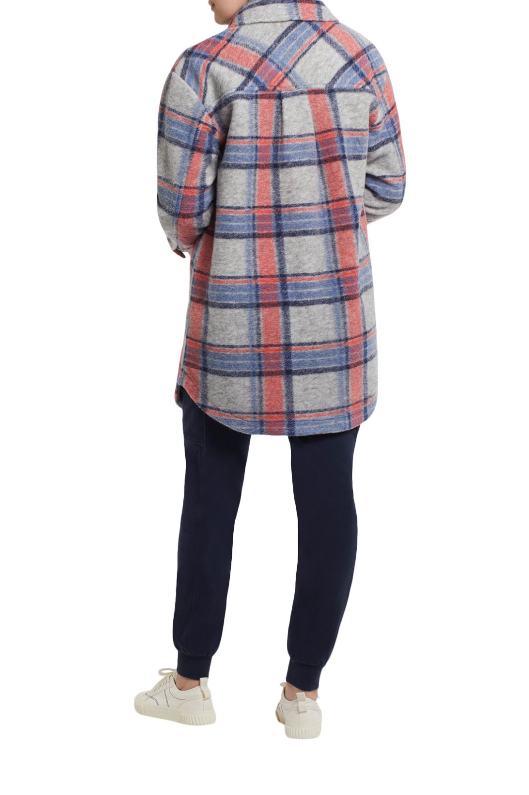 Plaid Shacket with Removable Hood from Tribal