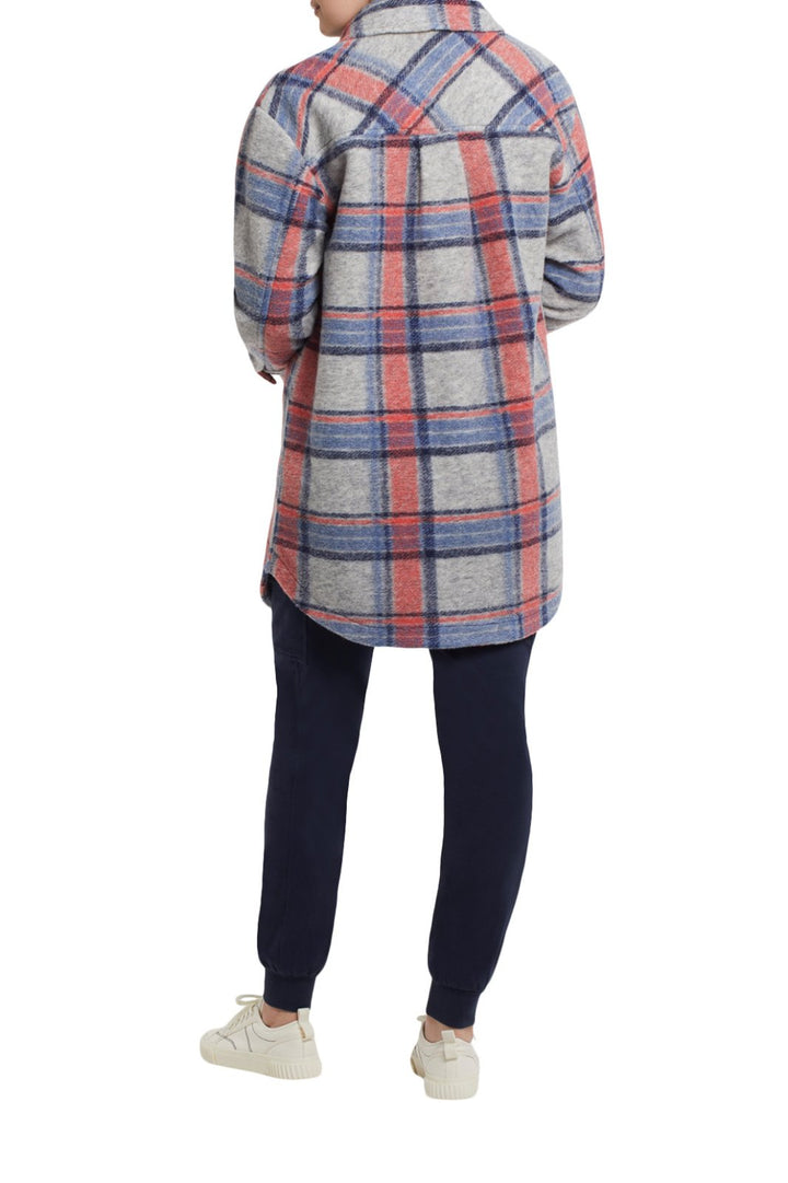 Plaid Shacket with Removable Hood from Tribal