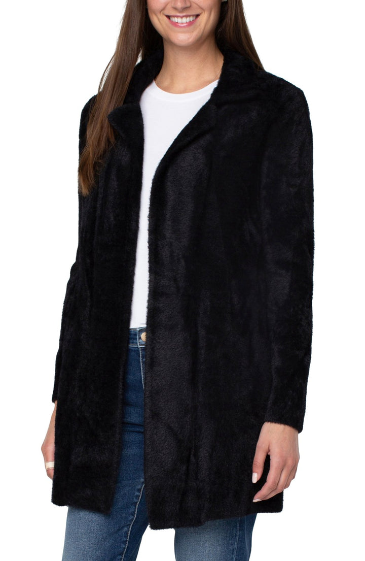 Open Front Eyelash Cardigan from Liverpool