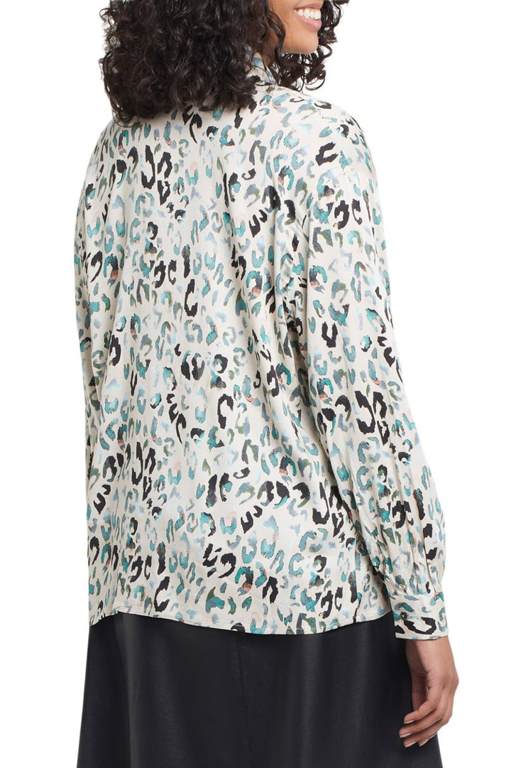 Shawl Neck Printed Top from Tribal - High Call Outfitters