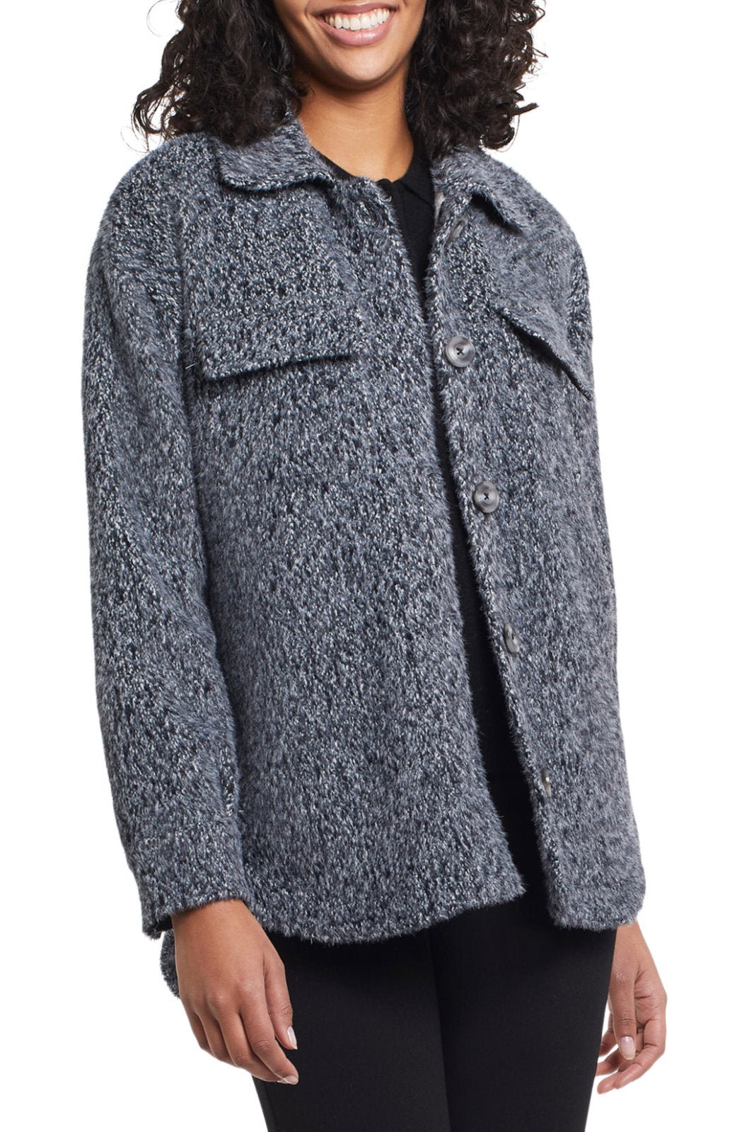 Marled Shacket from Tribal - High Call Outfitters