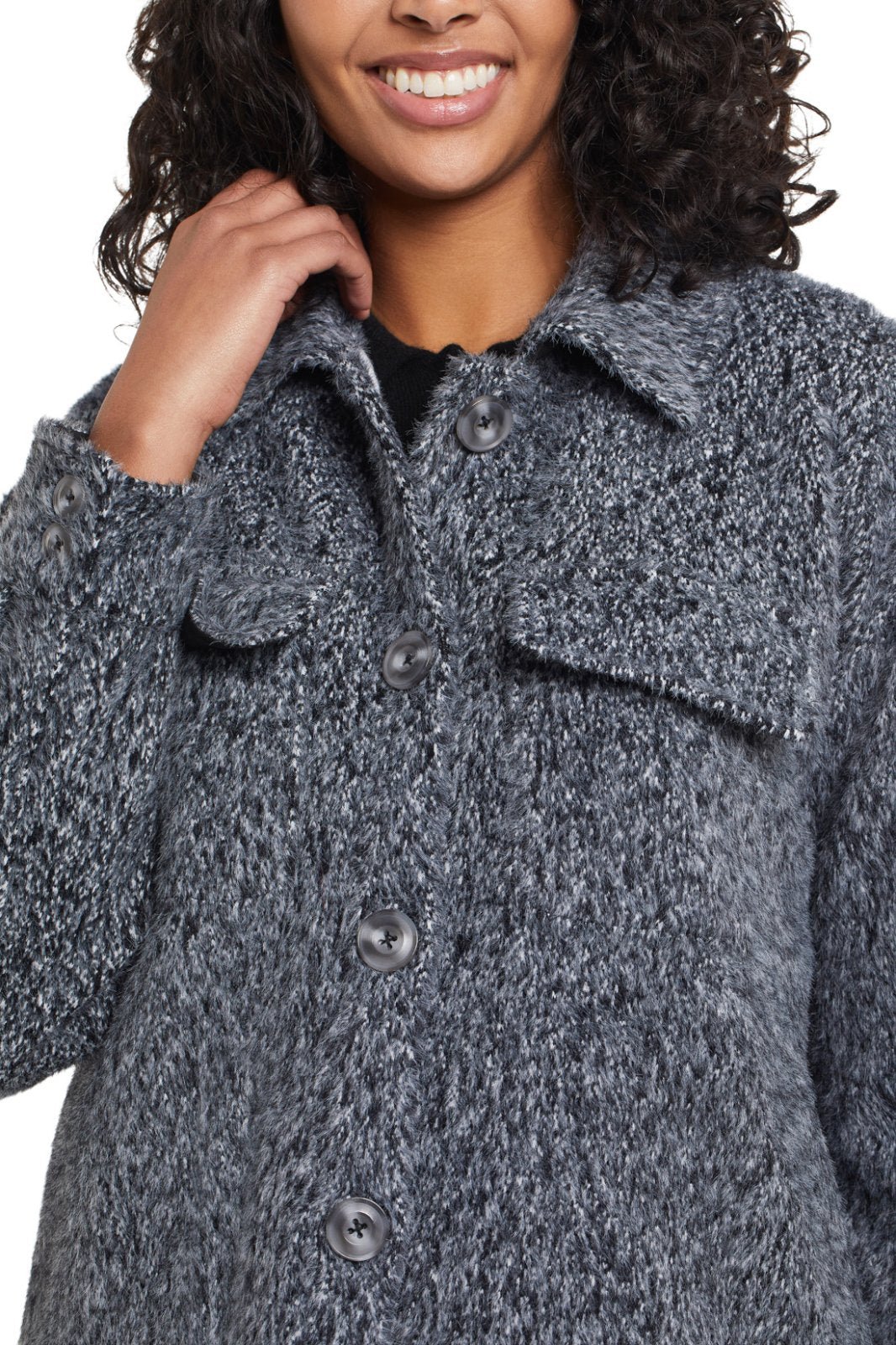 Marled Shacket from Tribal - High Call Outfitters