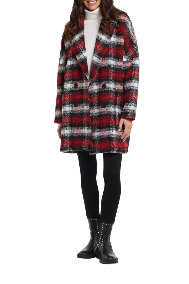 Plaid Double Breasted Jacket from Tribal