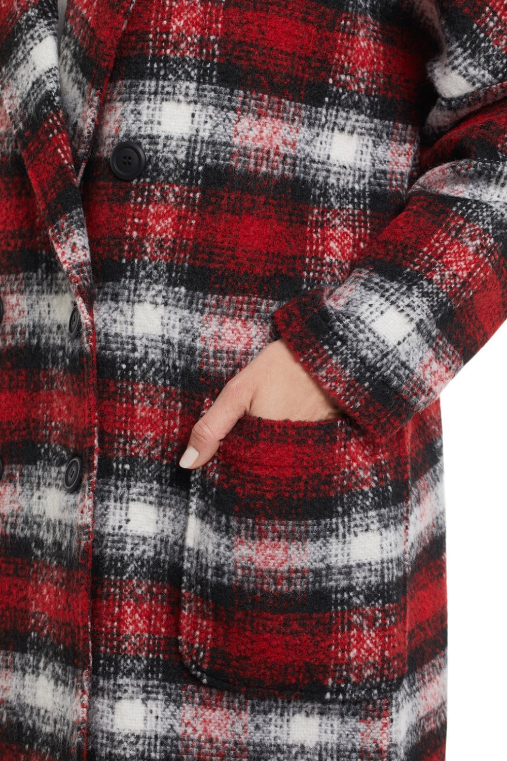 Plaid Double Breasted Jacket from Tribal - High Call Outfitters