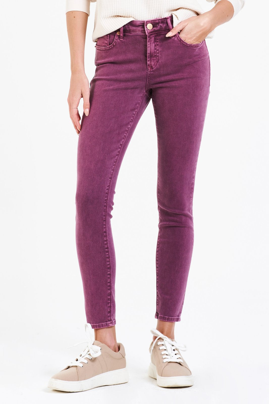 Gisele Boysenberry High Rise Anke Skinny from Dear John