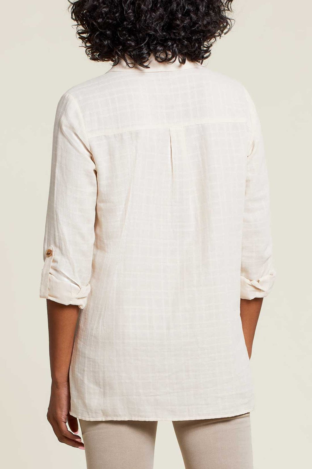 Seamed Roll Tab Sleeve Tunic from Tribal