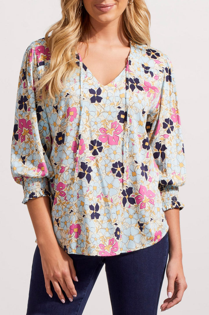 3/4 Sleeve Print Blouse from Tribal