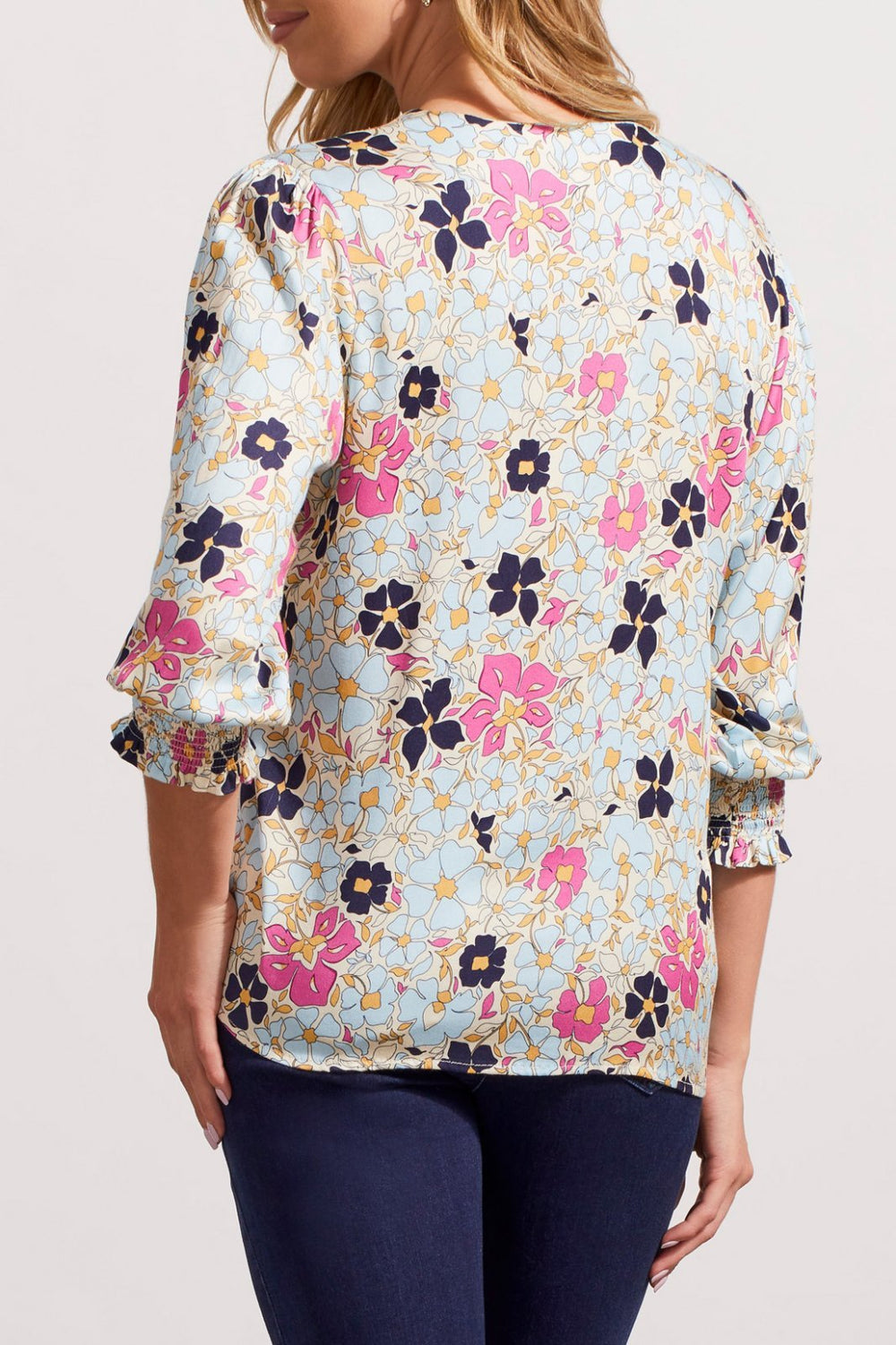 3/4 Sleeve Print Blouse from Tribal - High Call Outfitters