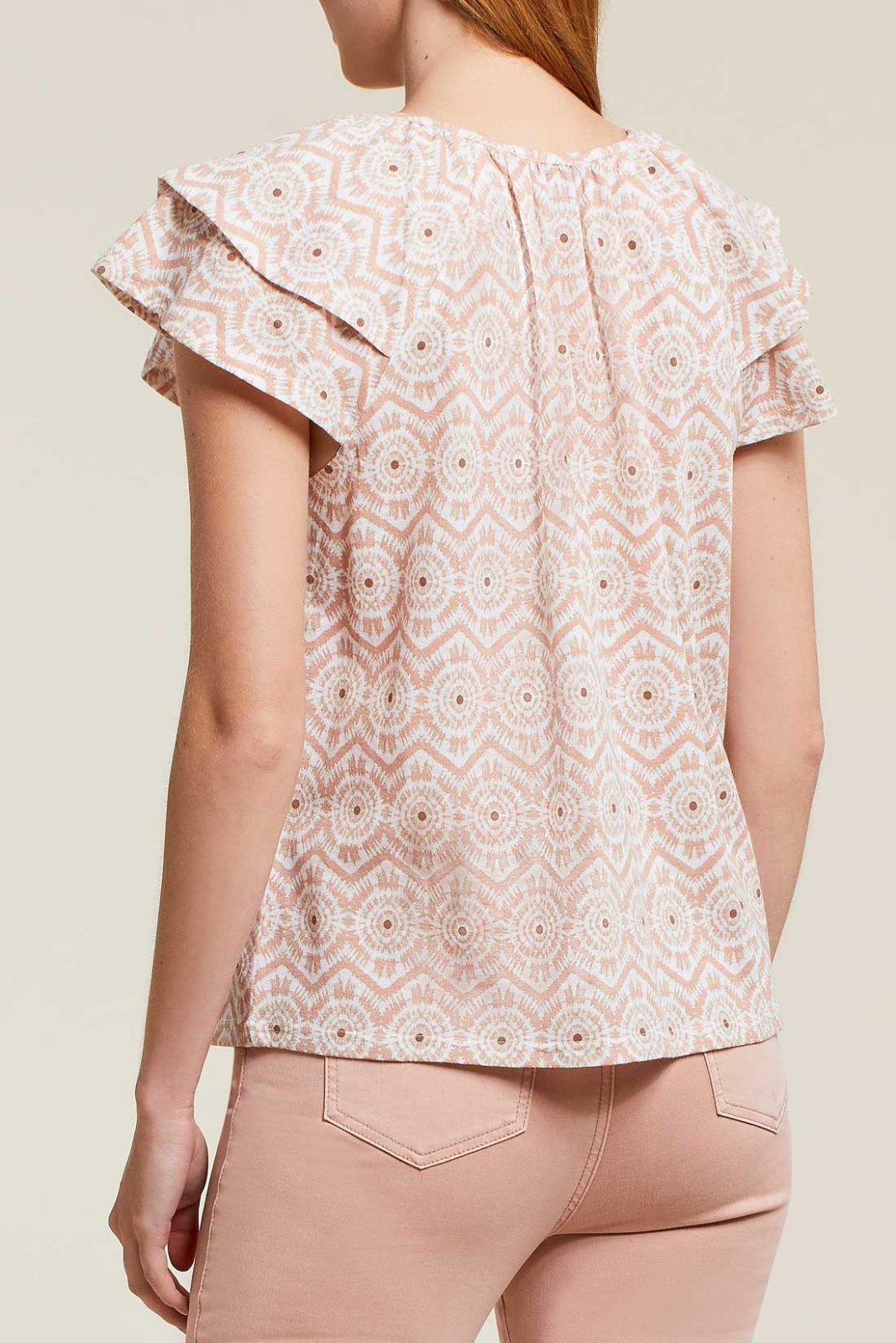 Cap Sleeve Peasant Top from Tribal - High Call Outfitters