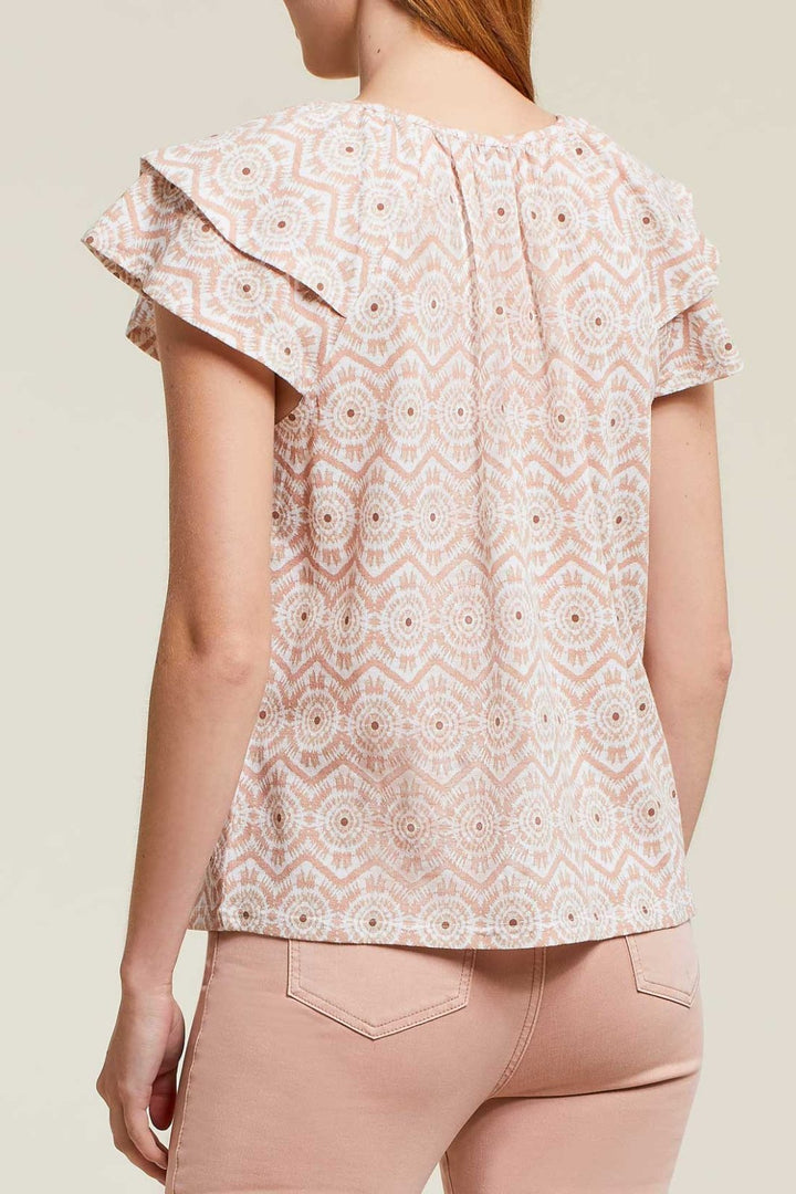 Cap Sleeve Peasant Top from Tribal - High Call Outfitters