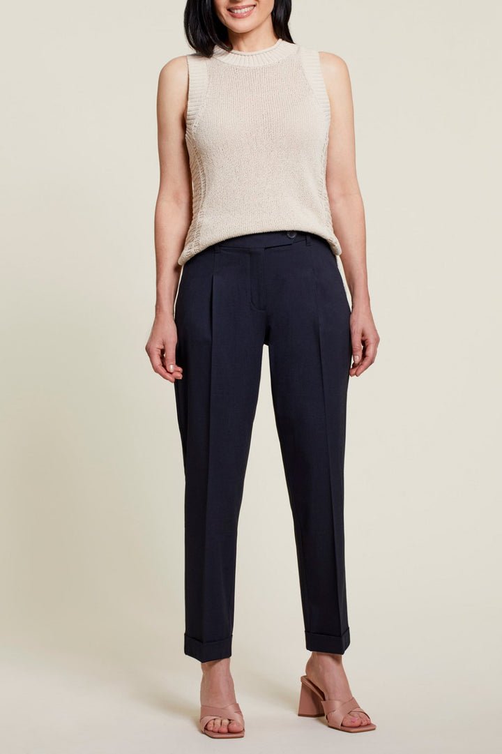 Fly Front Cuffed Ankle Pant from Tribal