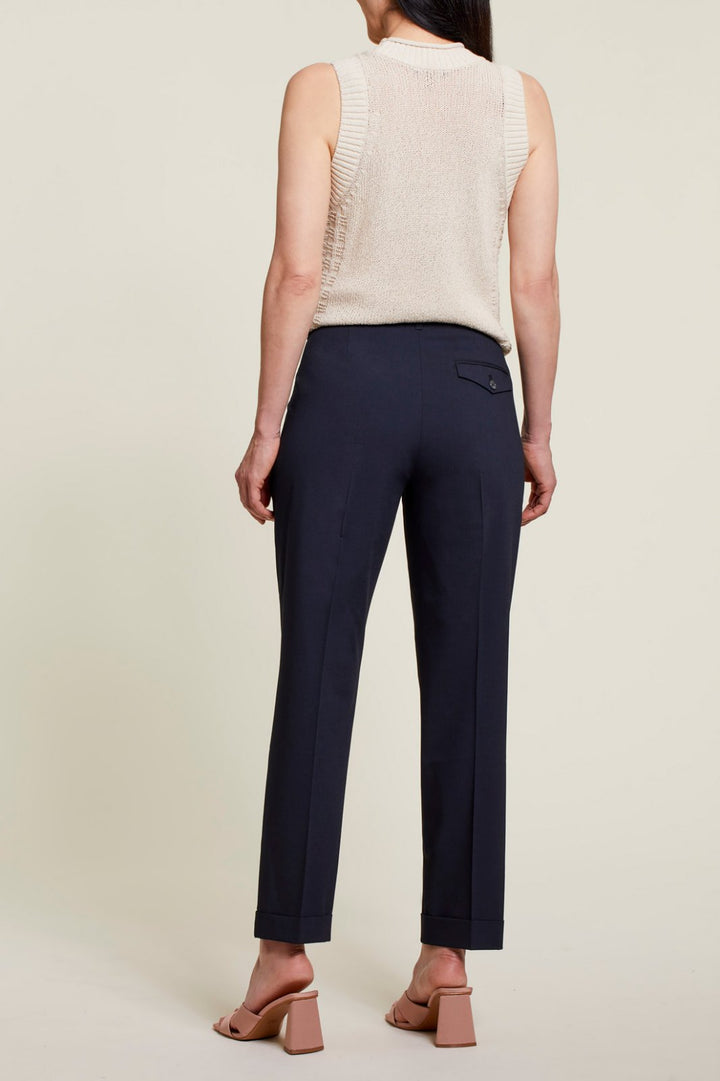 Fly Front Cuffed Ankle Pant from Tribal