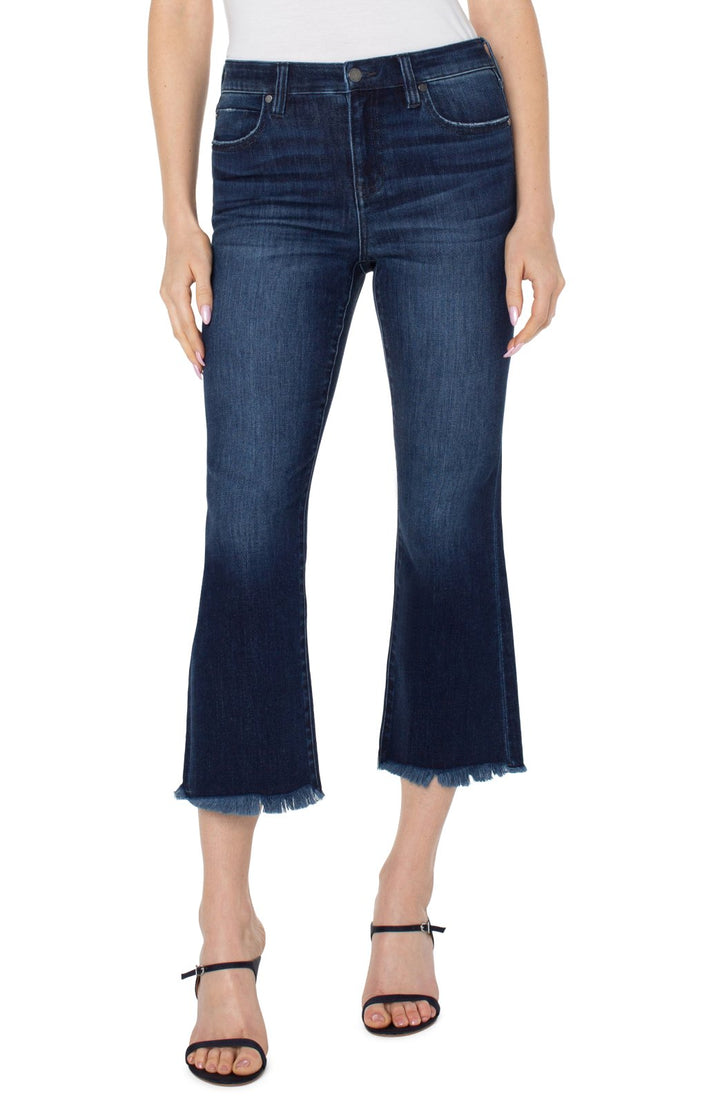 Hannah Crop Flare Denim from Liverpool