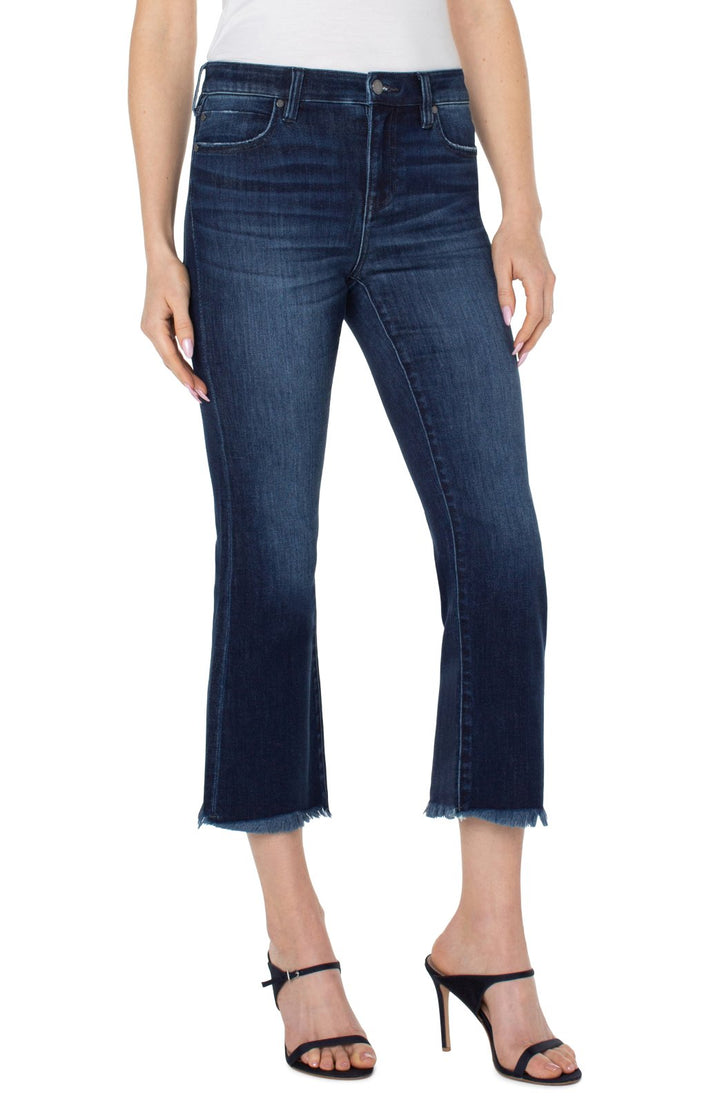 Hannah Crop Flare Denim from Liverpool