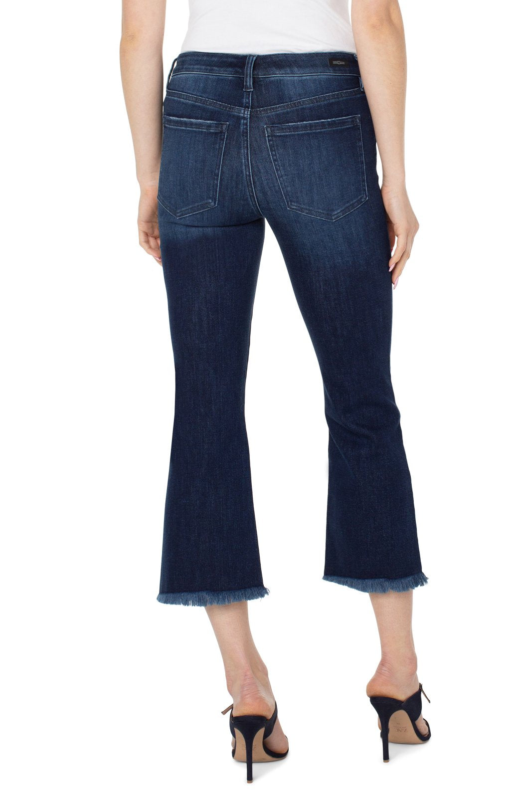 Hannah Crop Flare Denim from Liverpool