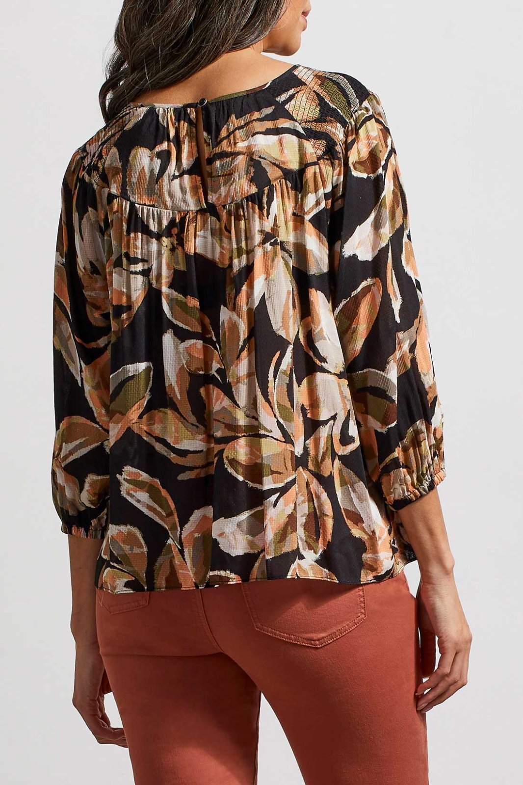 3/4 Sleeve All Over Print Top from Tribal