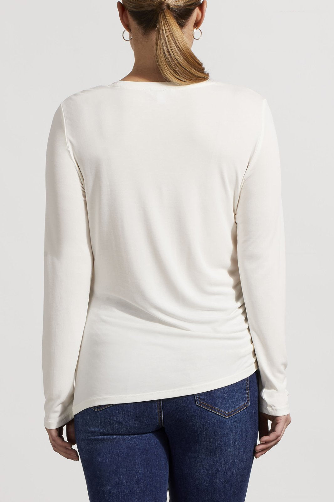 Ruched Side Knit Top from Tribal