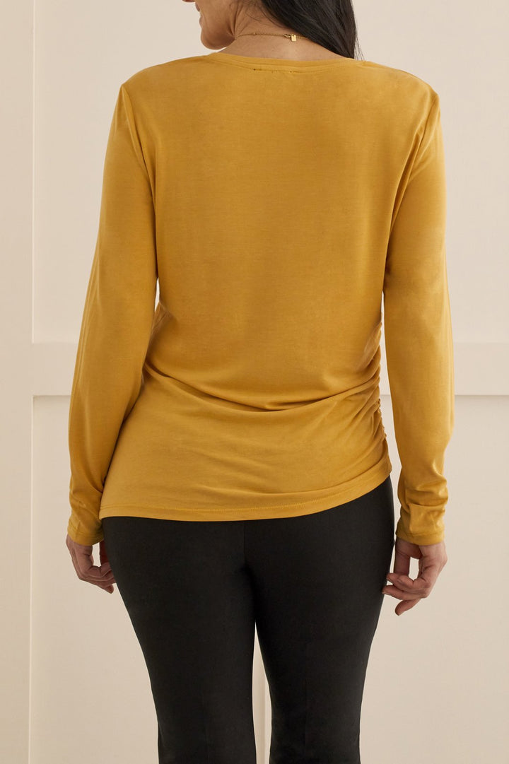Ruched Side Knit Top from Tribal