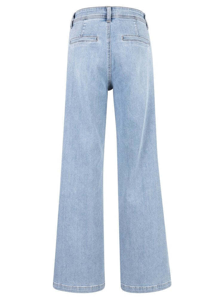 Pleat Front High Rise Wide Leg Denim from Kut from the Kloth