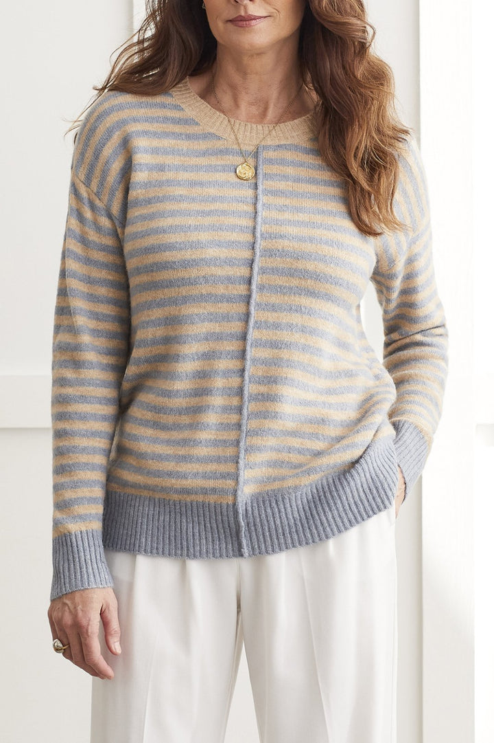 Striped Soft Sweater from Tribal - High Call Outfitters