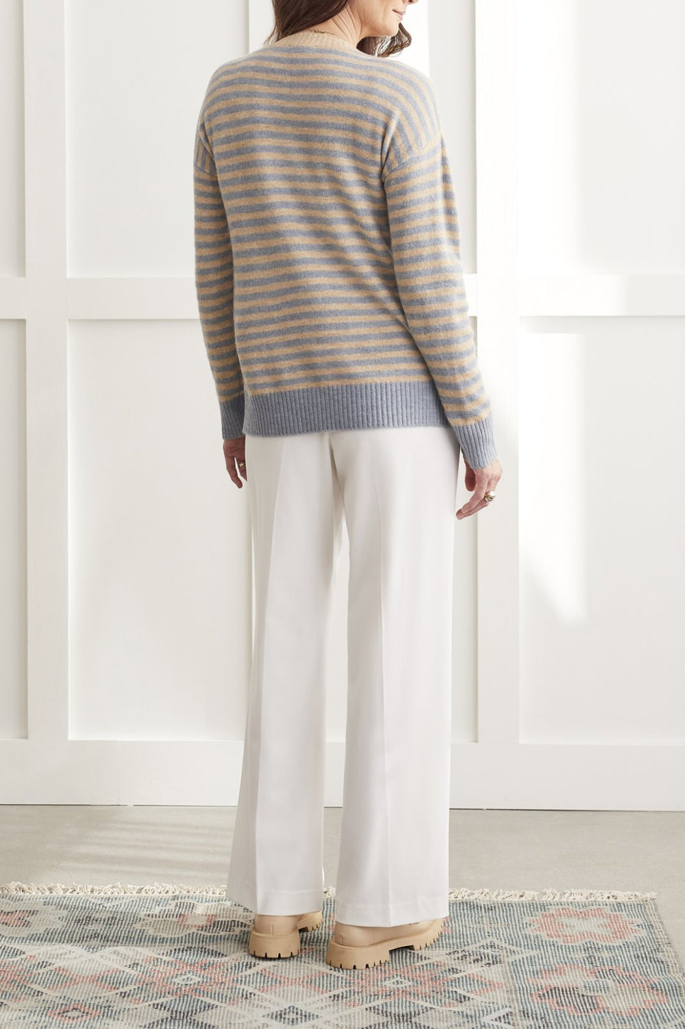 Striped Soft Sweater from Tribal - High Call Outfitters