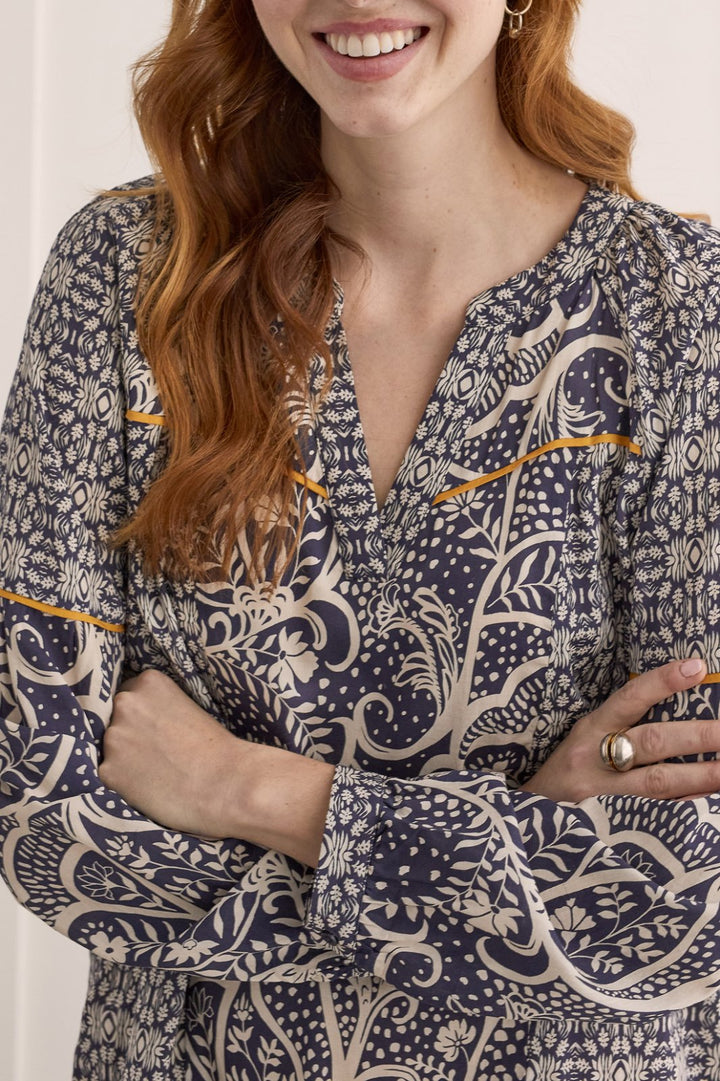 Notch Neckline Blouse from Tribal