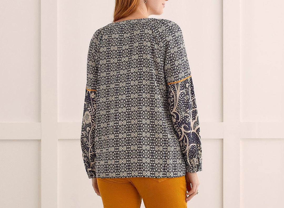 Notch Neckline Blouse from Tribal