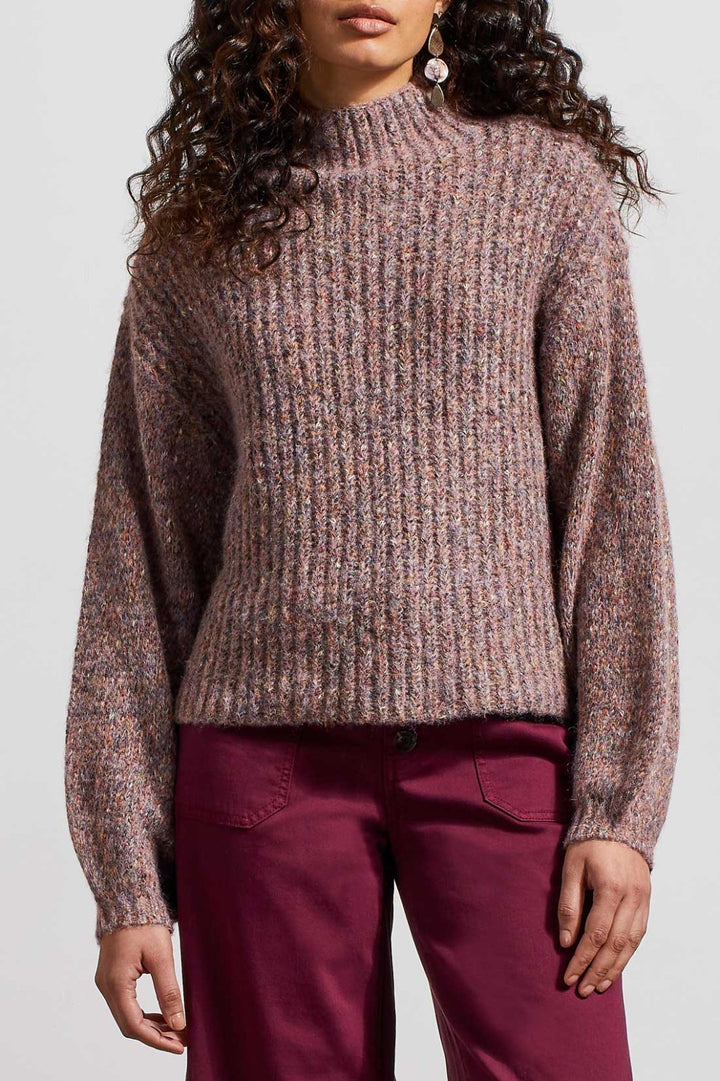 Fuzzy Funnel Neck Sweater from Tribal