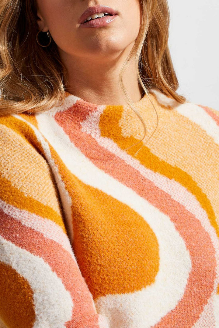 Retro Mock Neck Sweater from Tribal