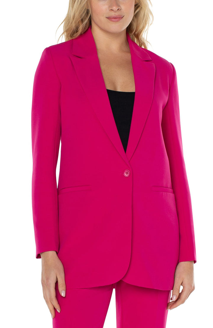 Solid Boyfriend Blazer from Liverpool