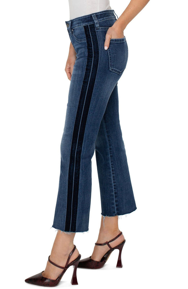 Hannah Crop Flare Denim from Liverpool