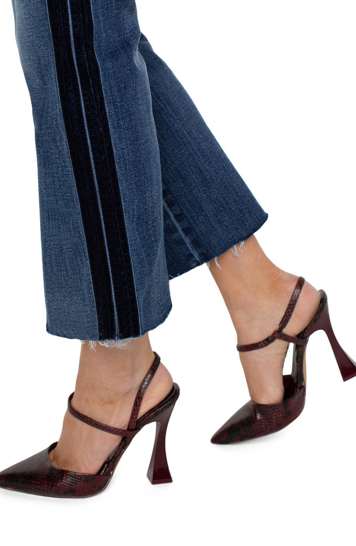 Hannah Crop Flare Denim from Liverpool