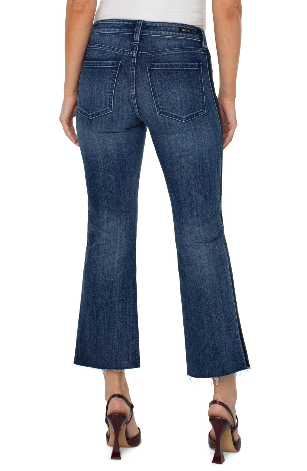 Hannah Crop Flare Denim from Liverpool