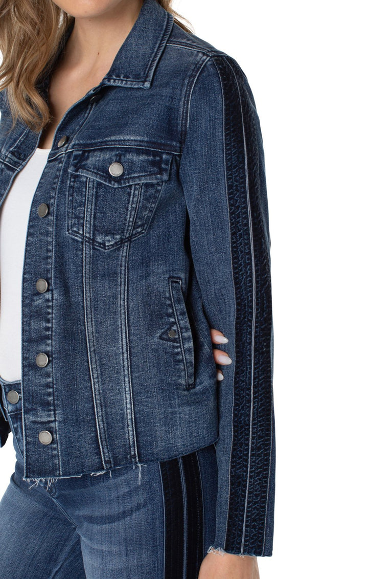 Frayed Denim Jacket from Liverpool