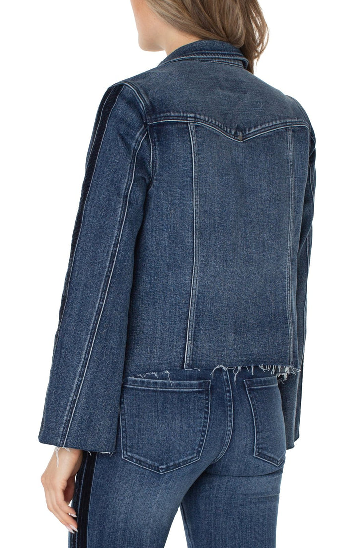 Frayed Denim Jacket from Liverpool